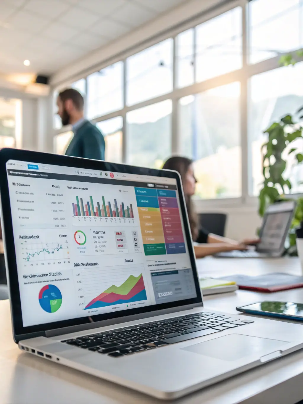 A secure digital dashboard displaying document tracking and workflow management, highlighting the efficiency and transparency of Hiero Solution.