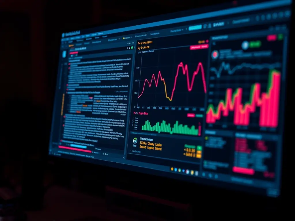 A close-up shot of a software interface displaying real-time translation of a complex technical document, highlighting the accuracy and speed of Hiero Solution's AI-powered translation engine.
