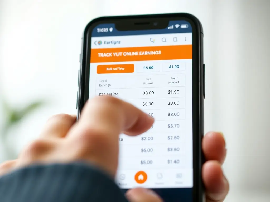 A close-up of a mobile phone displaying a payment notification from Hiero Solution, highlighting the ease of tracking earnings.